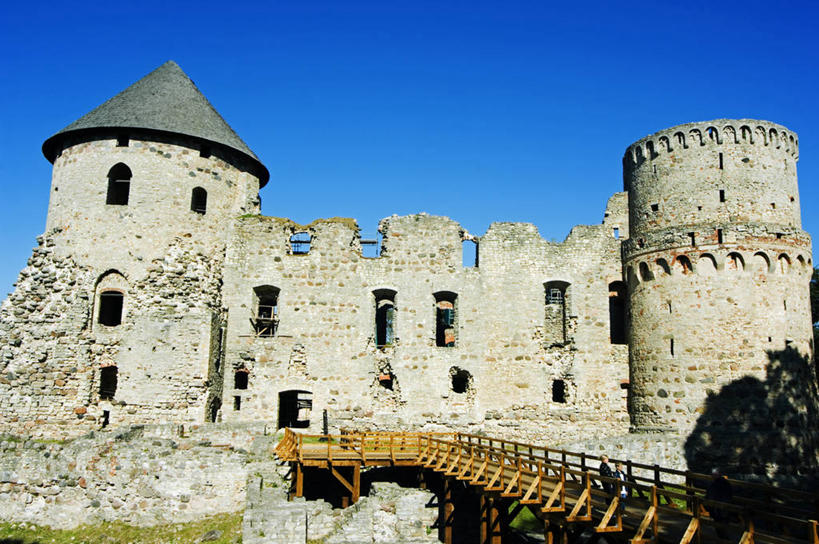 无人,横图,室外,建筑,拉脱维亚,城堡,历史,废墟,摄影,权威,住房,彩图