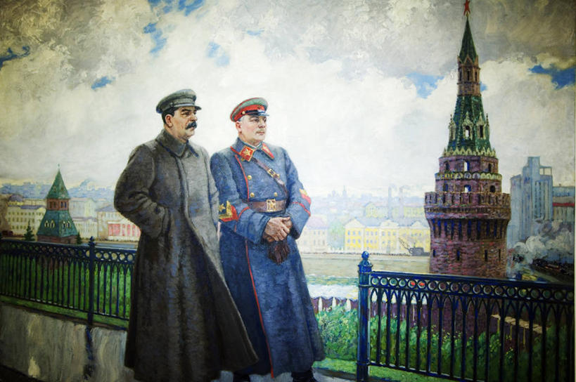 无人,博物馆,游乐园,横图,欧洲,俄罗斯,军事,标志,文字,唱片,图像,历史,标识,战争,摄影,纪念,留念,展览,创造力,第二次世界大战,作画,出示,怀念,收集,军队,共产主义,立陶宛共和国,斯大林,彩图,波罗的海三国