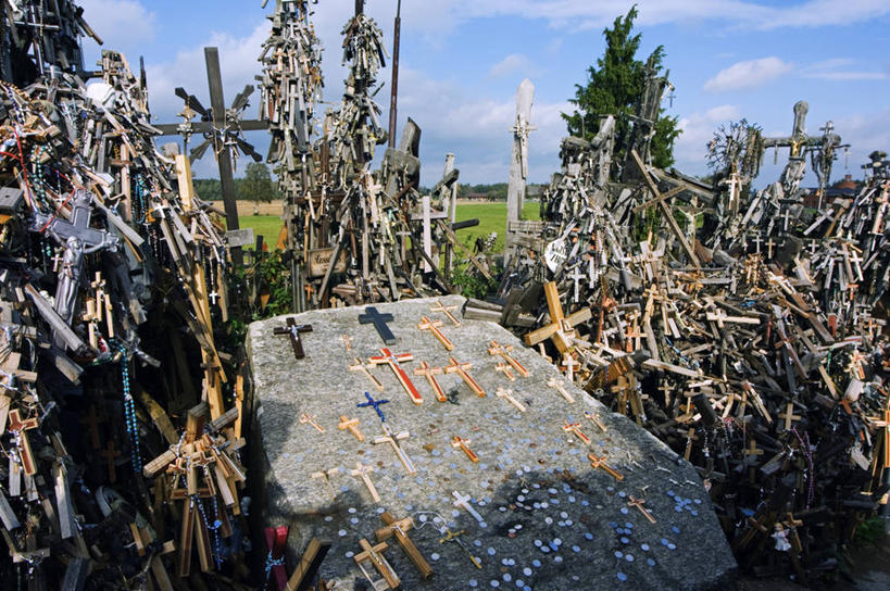 无人,横图,欧洲,丰富,十字架,历史,摄影,宗教,纪念,留念,基督教,怀念,朝圣节,立陶宛共和国,彩图,波罗的海三国,传统文化,十字架山