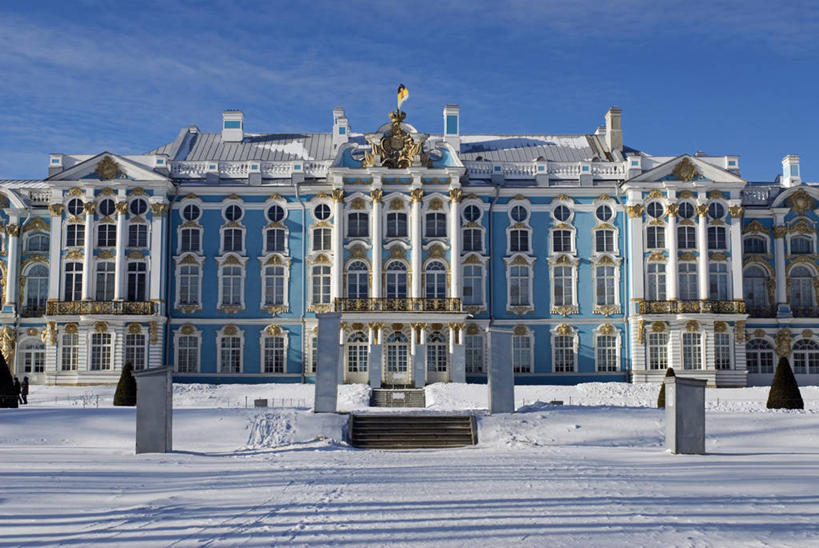 无人,宫殿,横图,彩色,旅游,雪,建筑,俄罗斯,冰,冬天,宏伟,蓝色,白色,地标建筑,摄影,五颜六色,色彩斑斓,住房,五彩缤纷,皇后,五彩斑斓,洛可可风格,前苏联,五光十色,设计,彩图,旅行,罢工,俄罗斯文化,独联体