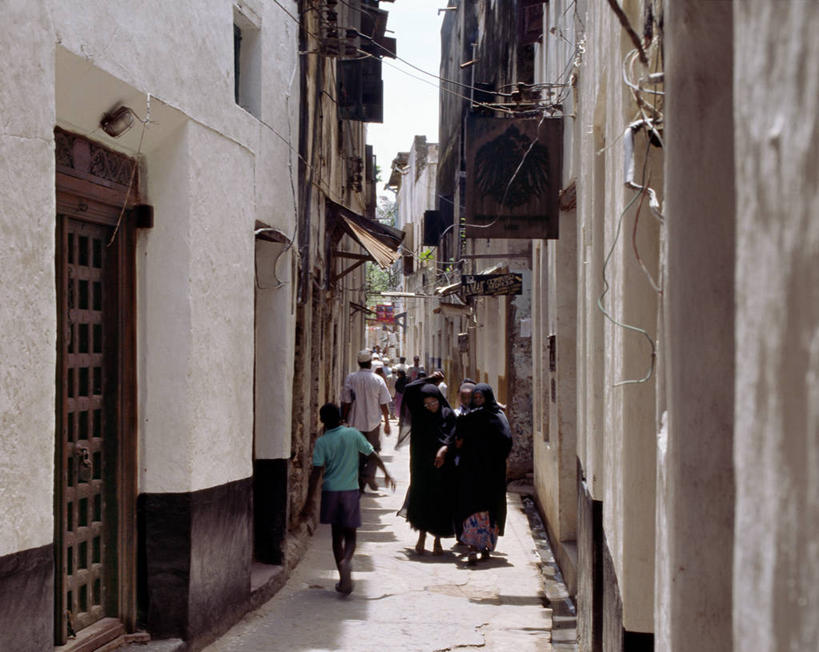 成年人,横图,非洲,肯尼亚,地标建筑,摄影,伊斯兰教,阿伦岛,女人,彩图,巷