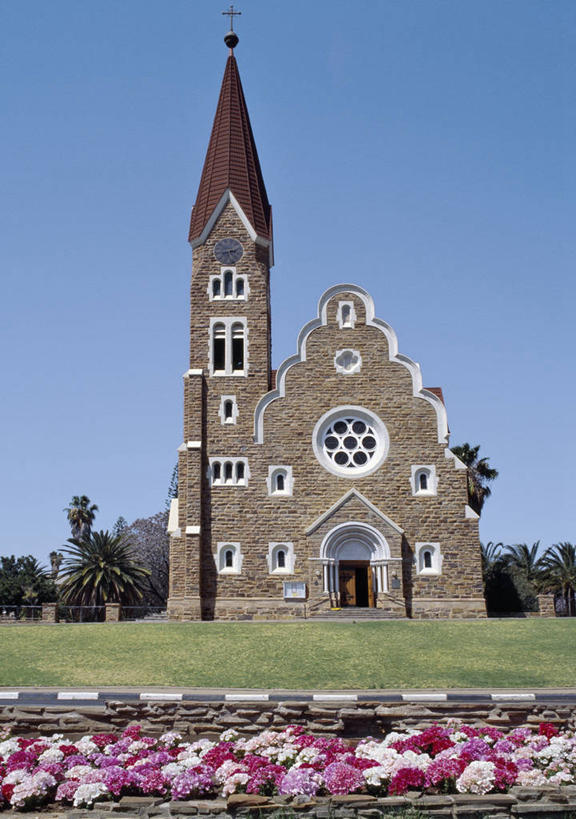 无人,教堂,竖图,建筑,非洲,纳米比亚,塔,尖顶,首都,摄影,宗教,宗教建筑,温得和克,彩图