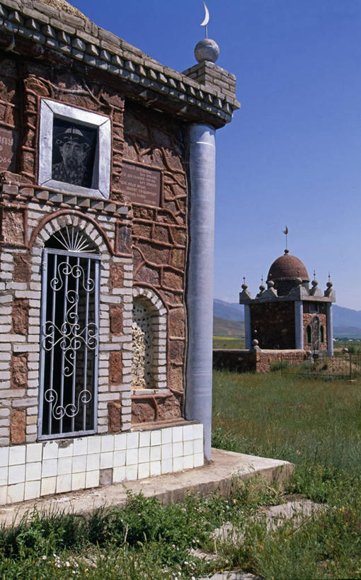 无人,竖图,建筑,吉尔吉斯斯坦,山谷,历史,墓地,摄影,中亚,政府,墓穴,彩图