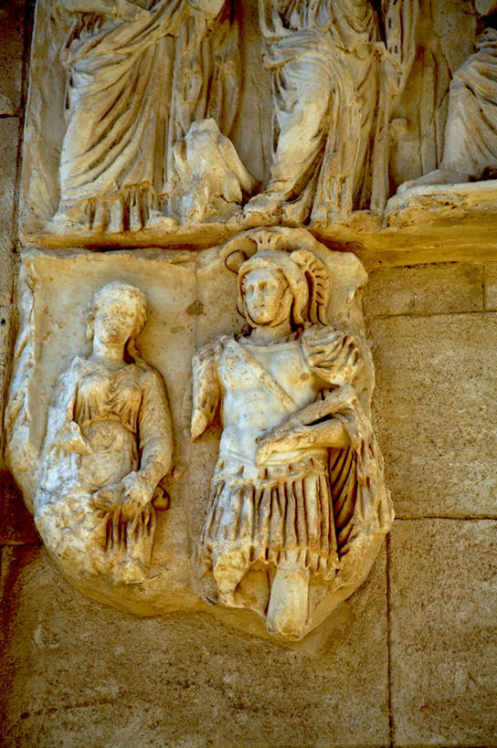 无人,竖图,室内,城市,建筑,雕塑,非洲,利比亚,拱门,历史,摄影,皇帝,复杂,彩图,联合国教科文组织