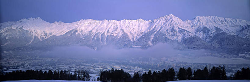 无人,横图,全景,室外,山,山脉,雪,奥地利,欧洲,冬天,摄影,阿尔卑斯山脉,因斯布鲁克,蒂罗尔,彩图,旅行,卡尔文德尔山脉