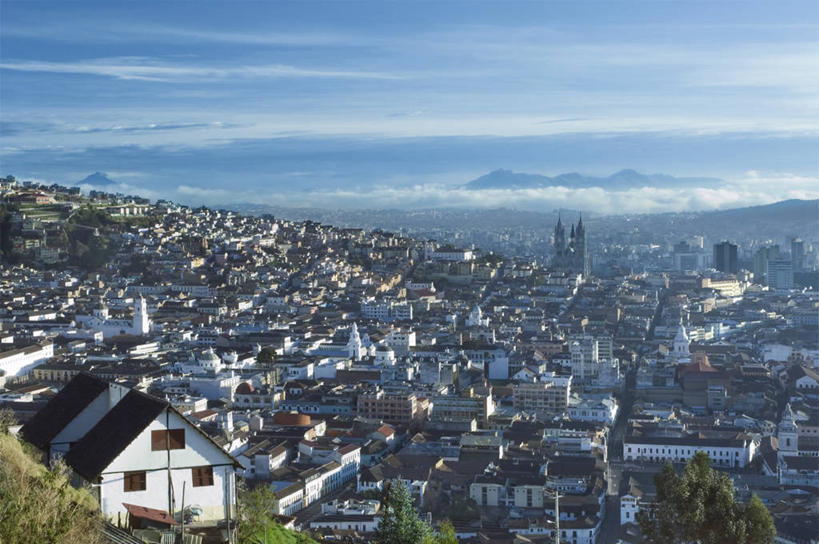 无人,横图,室外,天际线,城市,厄瓜多尔,首都,南美,摄影,拉丁美洲,市区,基多,美国人,彩图