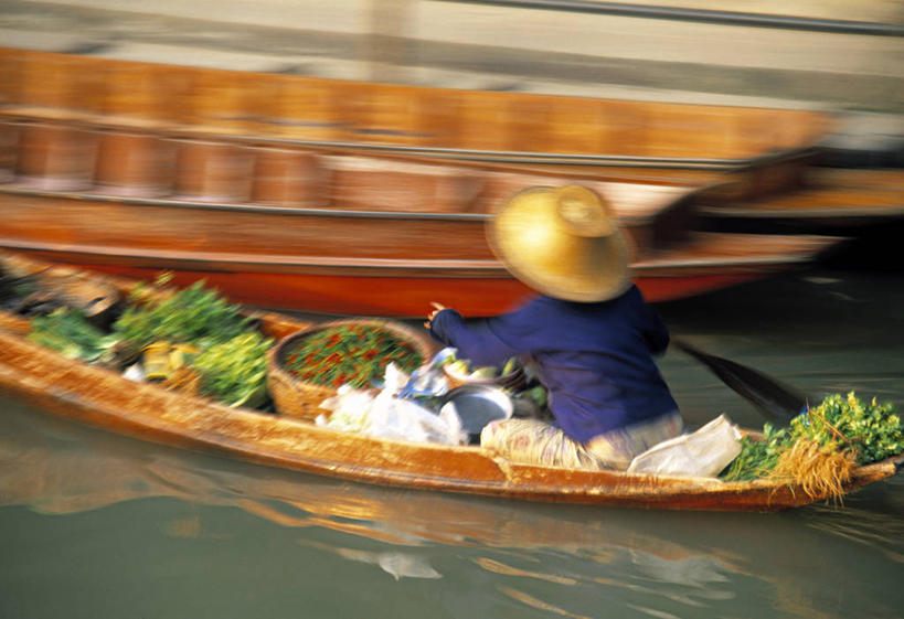 成年人,一个人,横图,室外,船,缅甸,亚洲,仅一个女性,水上市场,摄影,女人,彩图