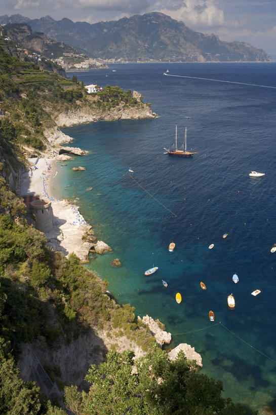 无人,竖图,俯视,室外,海洋,意大利,欧洲,地形,摄影,西欧,地中海文化,南欧,意大利文化,意大利共和国,坎帕尼亚,阿马尔菲海岸,阿玛尔菲海岸,阿玛菲海岸,坎帕尼亚大区,阿玛菲海岸风景区,波西塔诺,萨莱诺,萨莱诺省,海滩,彩图,高角度拍摄