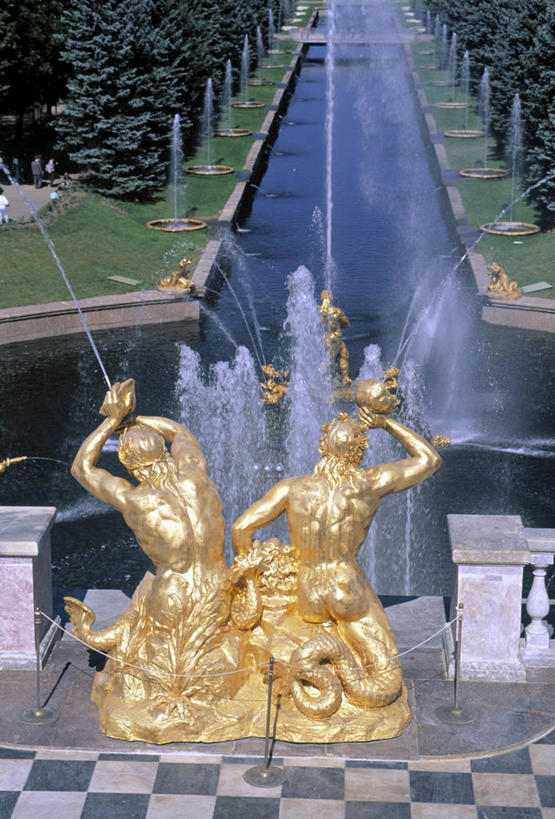 无人,竖图,俄罗斯,摄影,彼得宫,彩图,旅行