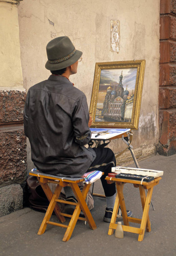 一个人,竖图,俄罗斯,艺人,摄影,街头艺人,彩图,旅行