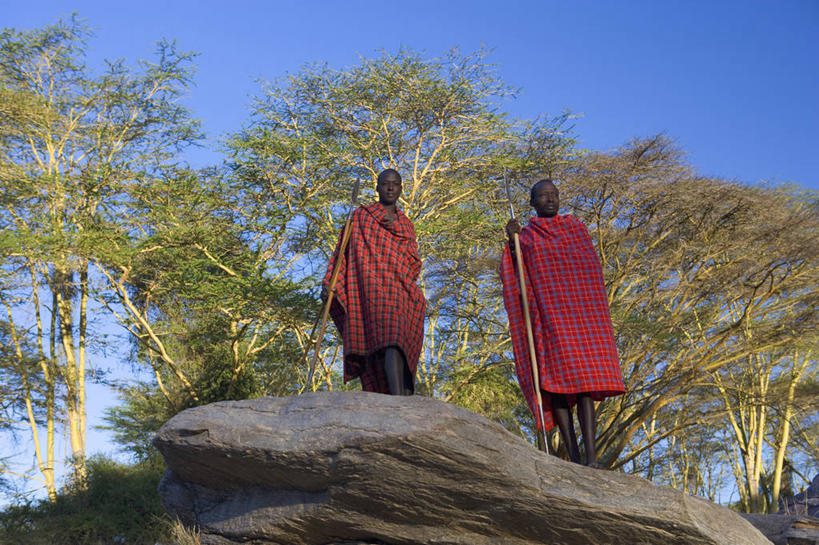 成年人,两个人,横图,室外,非洲,肯尼亚,摄影,国家公园,肖像,矛,东非,男人,彩图,传统服装,马赛马拉国家保护区