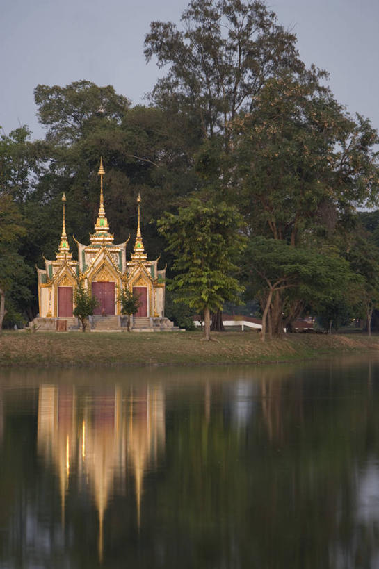 无人,竖图,室外,湖,泰国,亚洲,地标建筑,摄影,东南亚,大城省,彩图