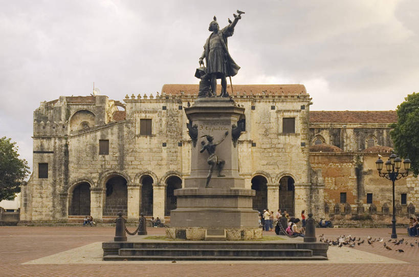 无人,横图,岛,城镇,首都,摄影,拉丁美洲,多米尼加共和国,彩图,大教堂