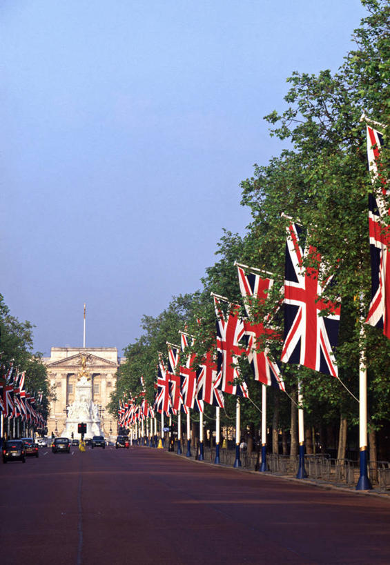 无人,竖图,城市,旗帜,英国,欧洲,首都,英格兰,白金汉宫,摄影,英国文化,彩图