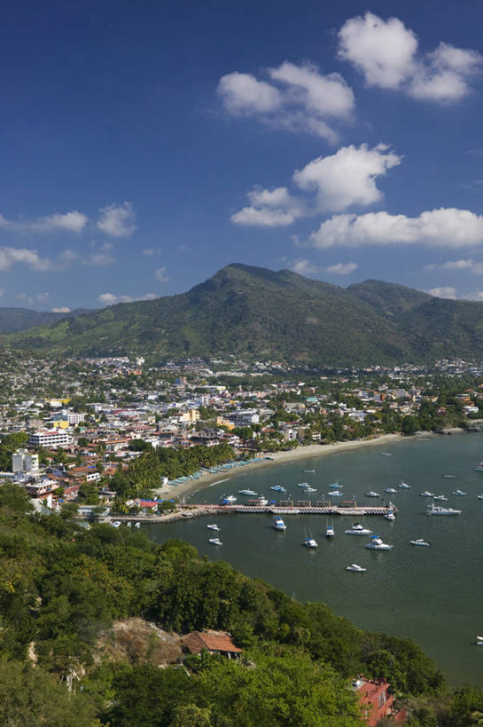 无人,竖图,俯视,室外,白天,旅游,度假,墨西哥,美国,城镇,海湾,娱乐,享受,休闲,放松,摄影,北美,北美洲,中美洲,拉丁美洲,美洲,北亚美利加洲,亚美利加洲,格雷罗,海滩,彩图,高角度拍摄,美利坚合众国