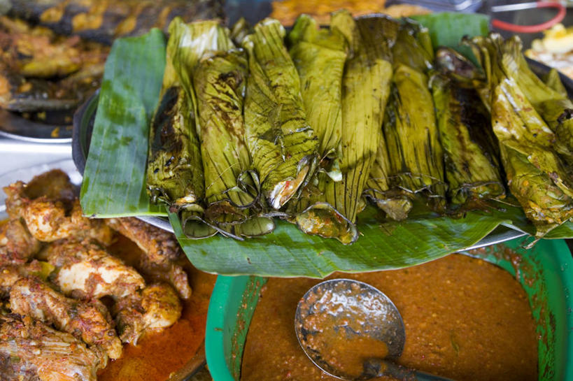 无人,吃,横图,城市,马来西亚,亚洲,小贩,食品,市场,首都,货摊,咖喱,摄影,东南亚,吉隆坡,彩图,马来文化