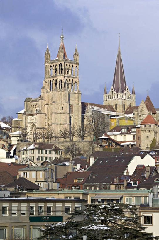 无人,竖图,瑞士,欧洲,摄影,洛桑,沃州,彩图,大教堂