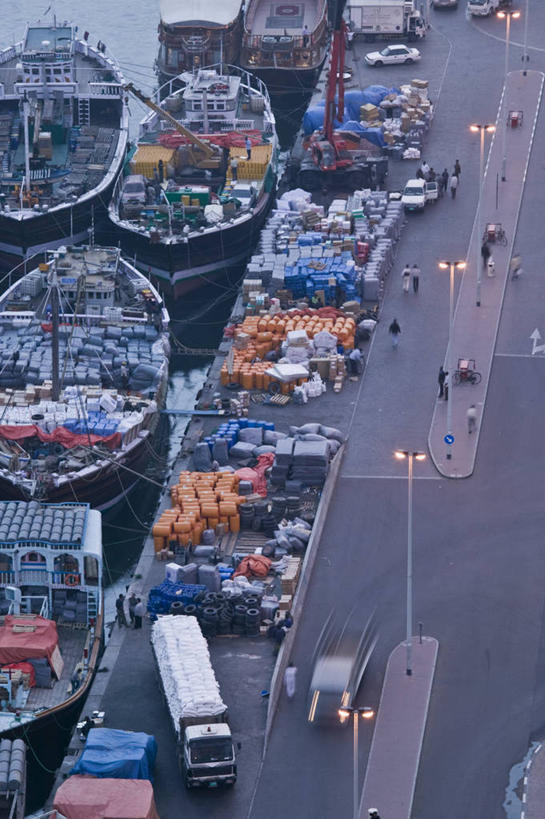 竖图,俯视,城市,船,海湾,黄昏,摄影,中东,阿拉伯联合酋长国,迪拜,波斯湾,贝拉,彩图,高角度拍摄,海港,阿拉伯半岛