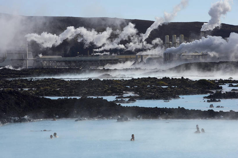 无人,横图,欧洲,蒸汽,热,摄影,西欧,北欧,死水,彩图,蓝湖