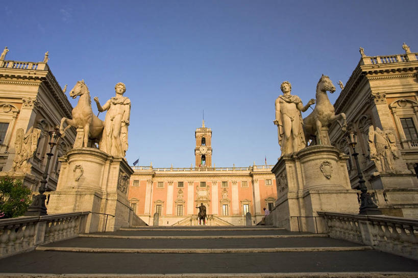 无人,横图,城市,建筑,意大利,欧洲,首都,历史,摄影,西欧,地中海文化,南欧,意大利文化,巴洛克风格,拉奇奥,卡比托利欧大广场,彩图