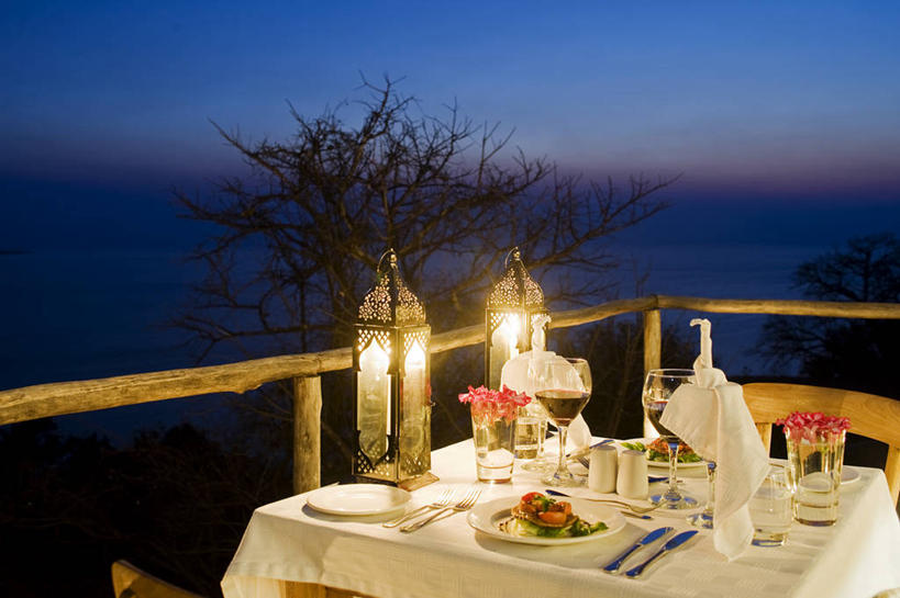 无人,横图,室外,夜晚,晚餐,桌子,酒店,非洲,马拉维,灯笼,饮食,黄昏,摄影,国家公园,华贵,东非,马拉维湖,彩图