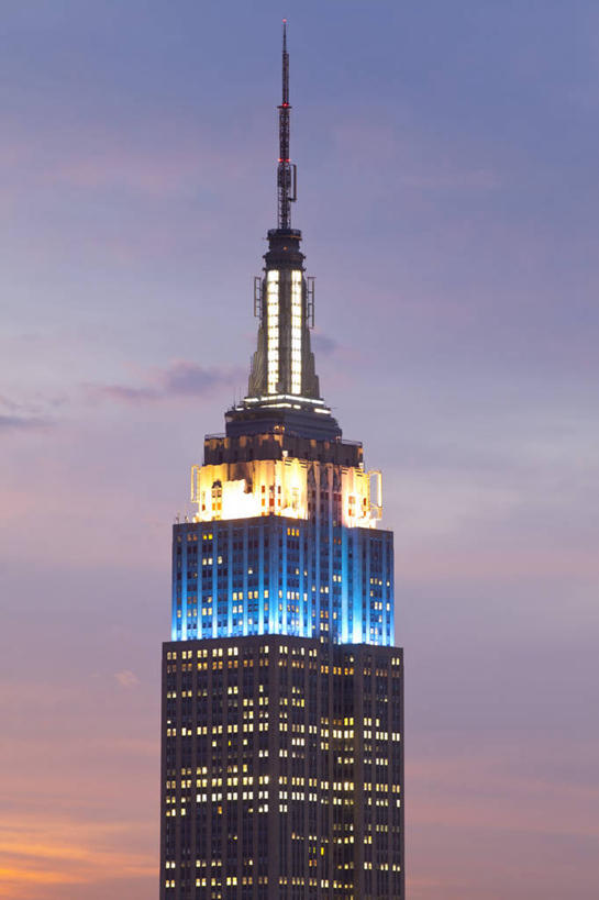 无人,竖图,室外,建筑,纽约,美国,锐利,尖顶,曼哈顿,摄影,照亮,锋利,尖锐,帝国大厦,彩图