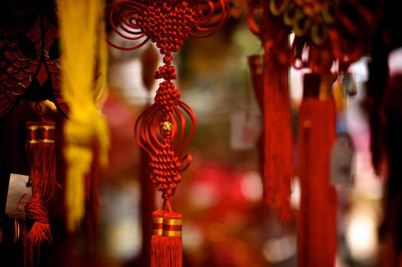 无人,横图,室外,特写,白天,照明,香港,吊挂,悬挂,装饰,灯笼,纸灯笼,挂,红色,灯具,摄影,照亮,照明设备,中国文化,穗,彩图,街市