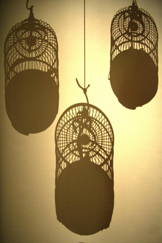 无人,博物馆,竖图,室内,日光,新加坡,吊挂,悬挂,鸟笼,首都,挂,三个,黄昏,百叶帘,摄影,新加坡市,彩图