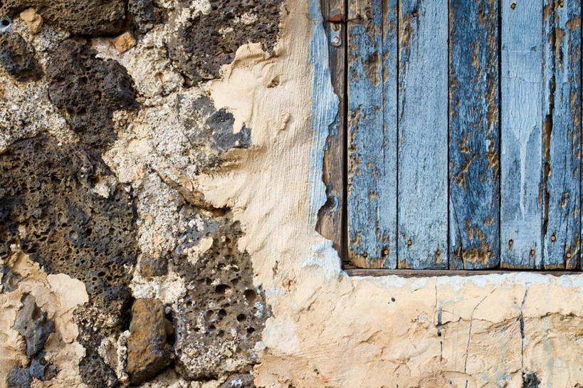 无人,横图,室外,白天,门,建筑,西班牙,木制,石墙,蓝色,摄影,彩图