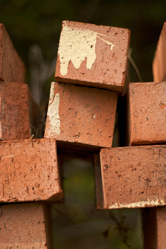 无人,竖图,室外,特写,白天,建筑业,美国,堆叠,砖,摄影,循环利用,德克萨斯,彩图