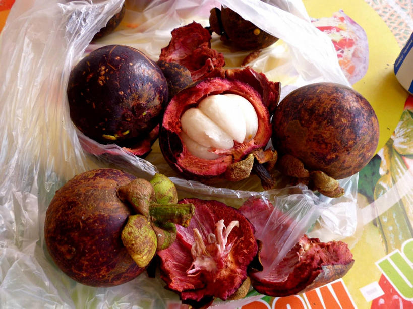 无人,横图,室外,特写,白天,水果,印度尼西亚,市场,饮食,零售,摄影,山竹,清新,健康食物,乌布,彩图,巴厘