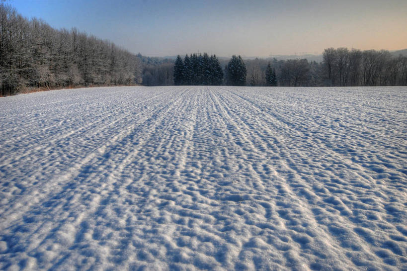 无人,横图,室外,白天,雪,德国,田地,冬天,天空,自然,寒冷,摄影,宁静,萨尔州,彩图