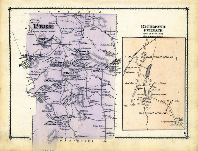 无人,横图,地图,秘鲁,城镇,历史,古董,马萨诸塞,彩图