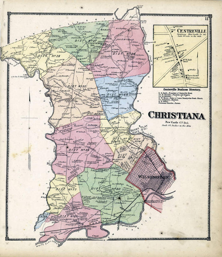 无人,竖图,地图,城镇,历史,古董,特拉华,彩图