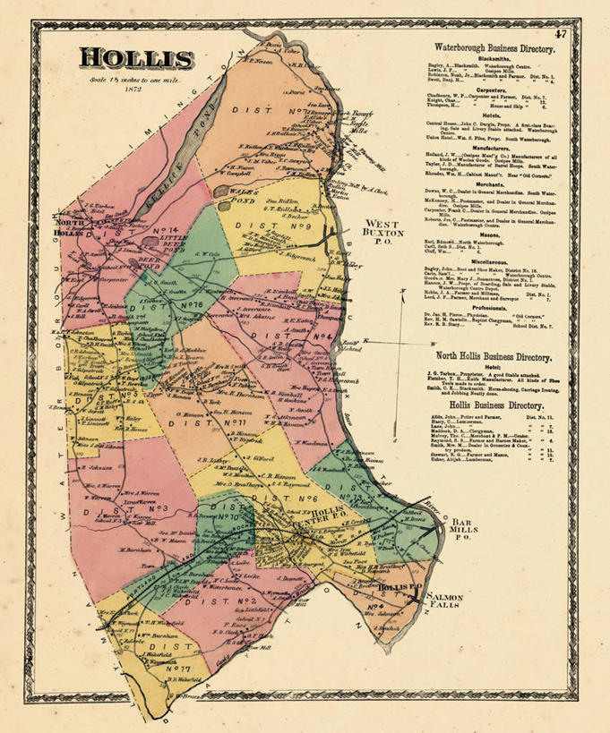 无人,竖图,地图,历史,古董,缅因州,彩图