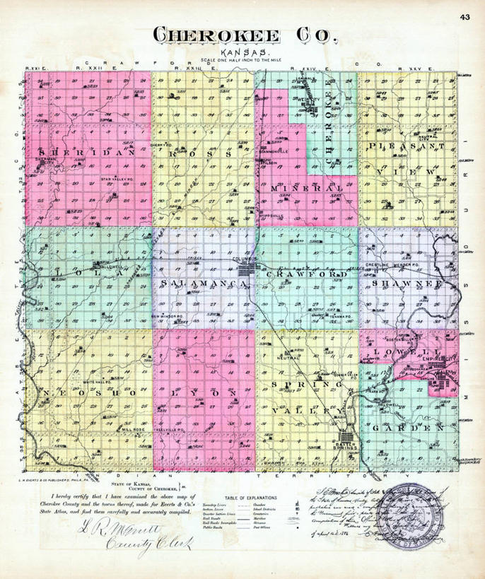 无人,竖图,地图,历史,古董,堪萨斯,彩图