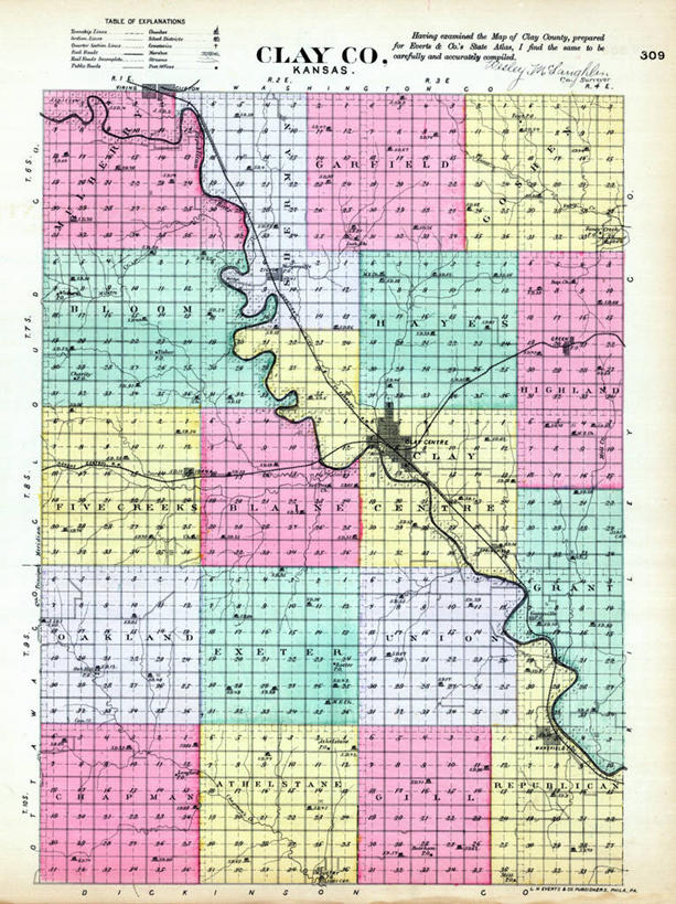 无人,竖图,地图,历史,古董,堪萨斯,彩图