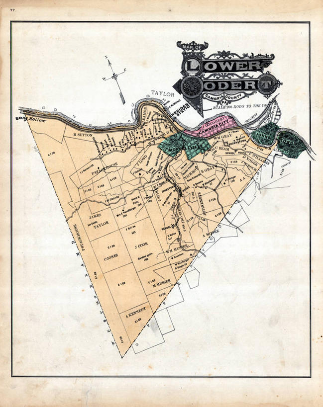 无人,竖图,地图,历史,古董,宾夕法尼亚,彩图,约翰斯敦