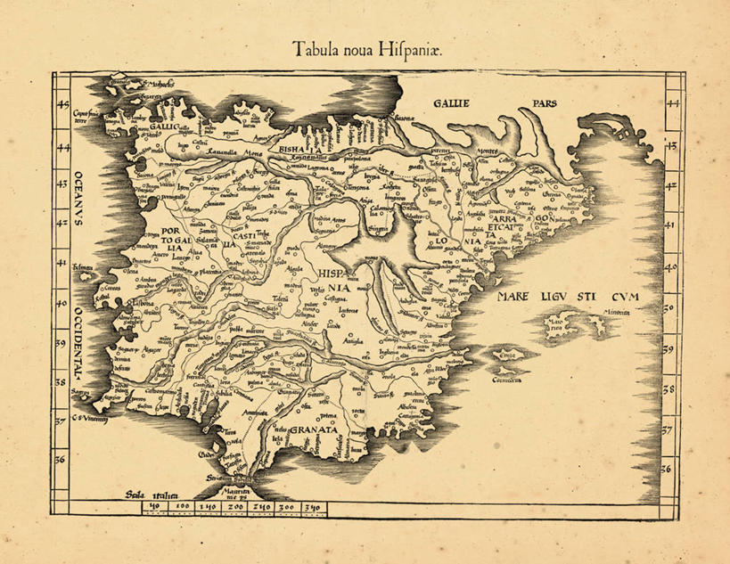 无人,横图,地图,西班牙,葡萄牙,欧洲,历史,古董,彩图