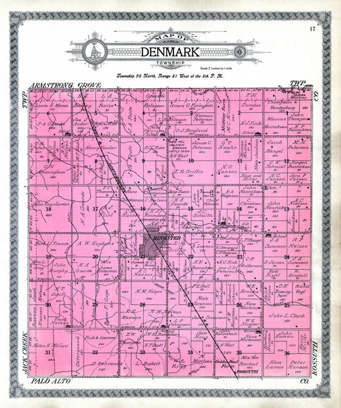 无人,竖图,地图,丹麦,历史,古董,彩图,地图学,爱荷华