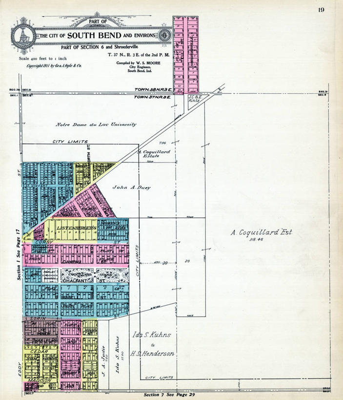 无人,竖图,地图,城镇,历史,古董,彩图,南湾,地图学