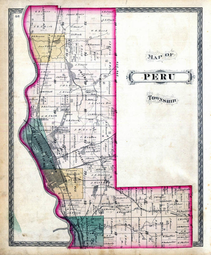 无人,竖图,地图,秘鲁,历史,古董,彩图,地图学