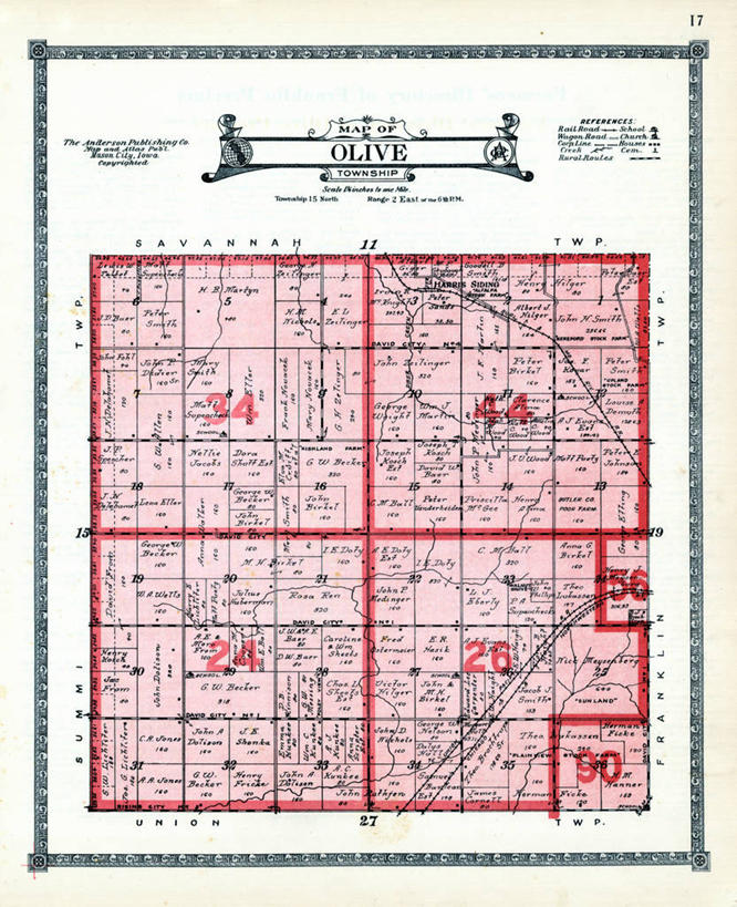 无人,竖图,橄榄,地图,历史,古董,内布拉斯加,彩图,地图学