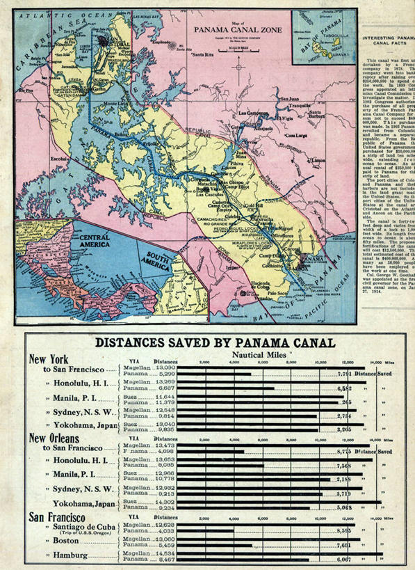 无人,竖图,地图,历史,古董,巴拿马运河,彩图,地图学