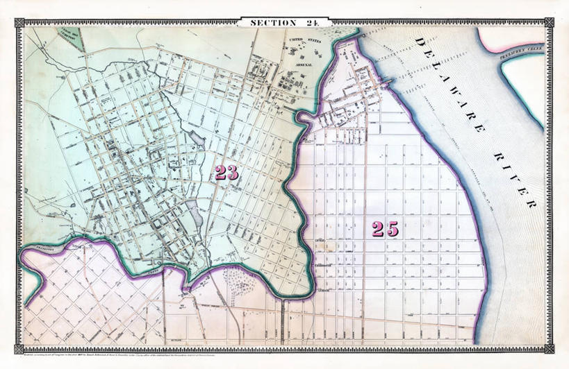 无人,横图,地图,城镇,历史,古董,宾夕法尼亚,彩图,地图学,阿森纳足球俱乐部