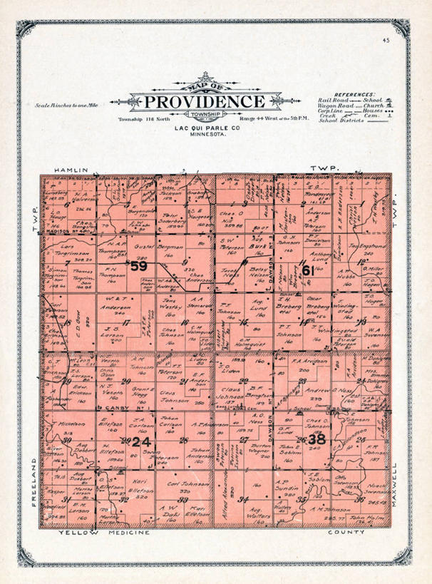 无人,竖图,地图,历史,古董,明尼苏达,普罗维登斯,彩图,地图学