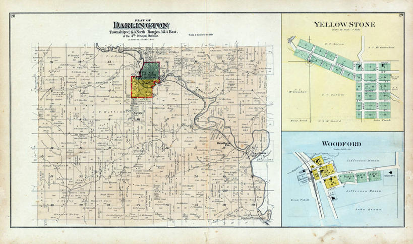 无人,横图,地图,城镇,首都,历史,古董,威斯康星,彩图,地图学,爱文