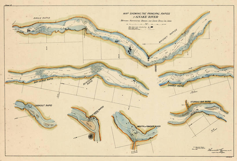 无人,横图,地图,历史,古董,蛇河,彩图,地图学