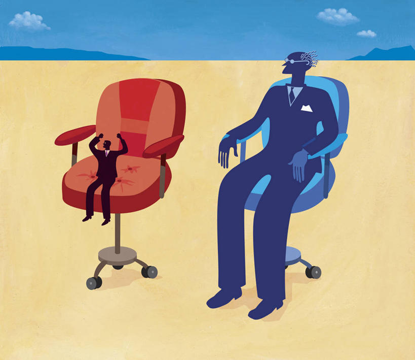 成年人,中年人,老年人,两个人,商务人士,商务男性,坐,举,横图,插画,室外,白天,衬衫,商务,发脾气,数码,科技,沙漠,椅子,阴影,套装,生气,网络,地形,高光,几何,计算机图形,合成,图画,画,托,愤怒,电脑合成图,数码合成图,控制,权威,合成图,商务装,进攻,反差,合伙,漫画,工薪阶层,写实,具体,具象,挫败,巨人,侏儒,老年男性,男人,中年男性,白领,上班族,举起,举手,举着,向上举,向上伸,向上托,彩图,衬衣