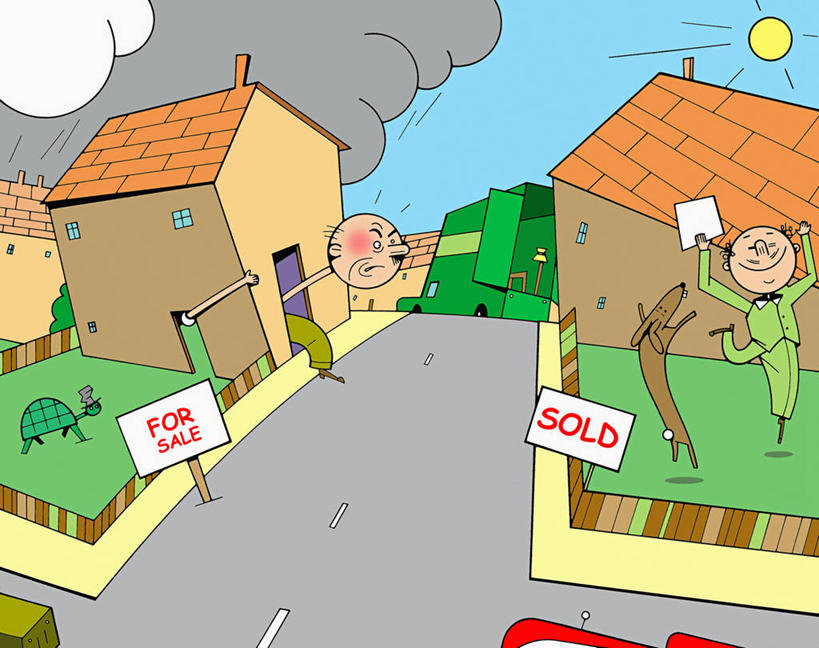 西方人,成年人,老年人,一个人,两个人,邻居,跳,微笑,横图,俯视,插画,室外,白天,快乐,骄傲,成功,竞争,数码,科技,太阳,龟,日光,欧洲,欧洲人,仅一个男性,仅一个人,仅一个中年男性,阴影,生气,庆祝,网络,房屋,高光,几何,计算机图形,合成,图画,刺激,画,动物,两只,皱眉头,电脑合成图,数码合成图,住房,合成图,成就,房地产,野兔,反差,漫画,贩卖,写实,具体,具象,挫败,悲哀,嫉妒,炫耀,男人,男性,中年男性,白种人,彩图,高角度拍摄,居住区,态度